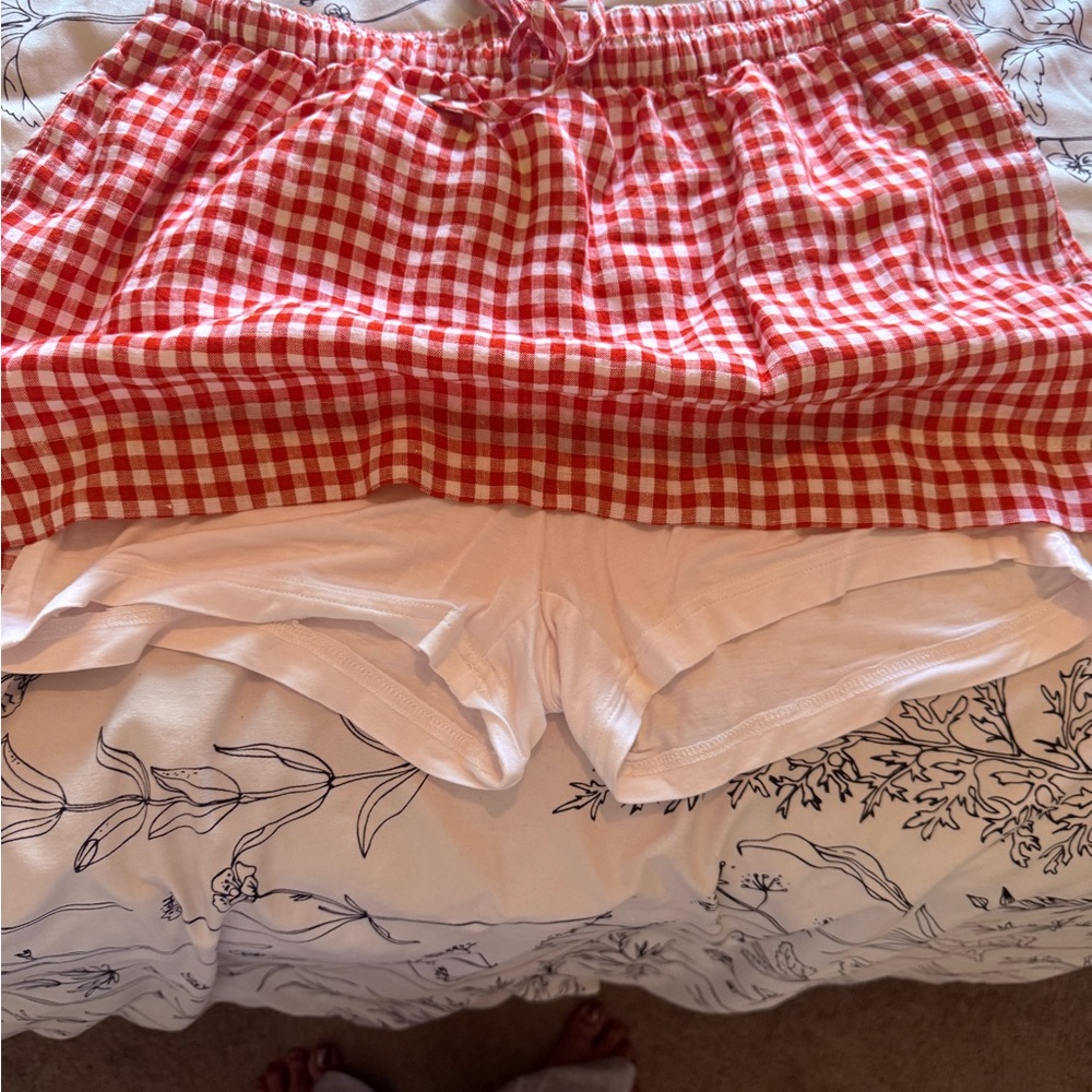 C&C California Red Checkered Skater Skirt - Picture 6 of 8